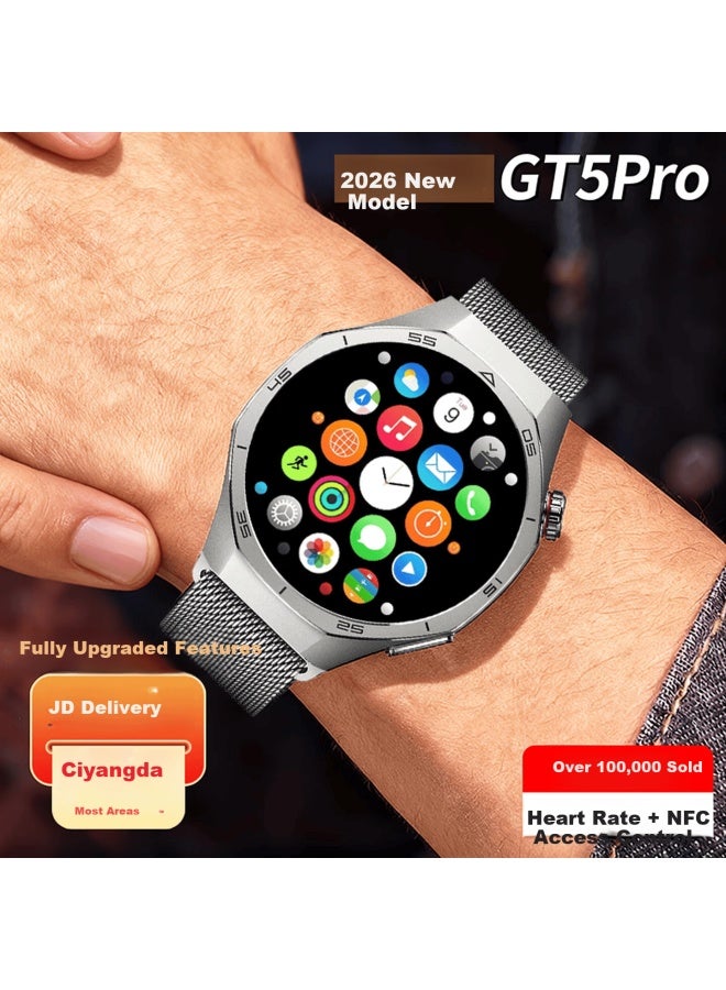 Divo Smarch Huaqiangbei Watch Huawei Gt5 Pro Harmonyos Android Apple Compatible Sports Outdoor Running Bluetooth Call Nfc Multifunctional Watch