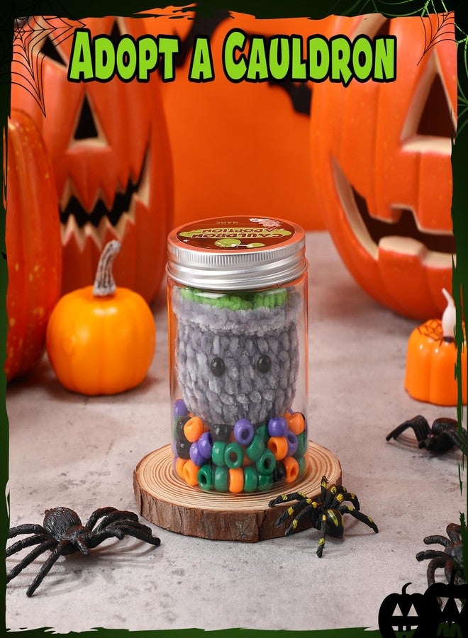 Poen Cauldron Desk Toy Operation Christmas Gift Crochet Cauldron DIY Toy Plush Handmade Doll Spooky Creepy Horror Gift for Adult Women Office Christmas Party Decor - Image 4