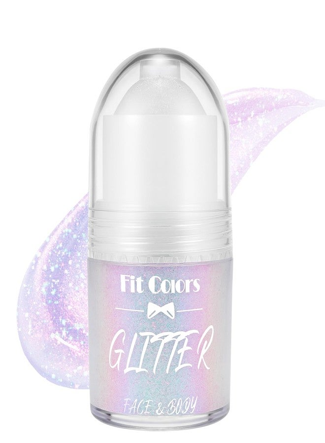 Vigorder Roll-on Body Glitter, Long-Lasting Holographic Face Glitter Makeup Gel for Hair, Nails & Face Paint, Festival Rave Accessories, Party Concert Mermaid Shimmer (Mermaid) - Image 1