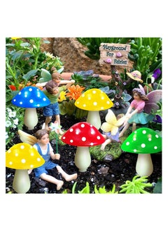 Meetion Newest Version 8-Pack Solar Mushroom Lights for Garden Decor, 8 Modes Waterproof Outdoor Garden Mushroom Lamp, Multi-Colored Mushroom Solar LED Fairy Lights for Christmas Halloween Garden Yard Lawn  - Image 5
