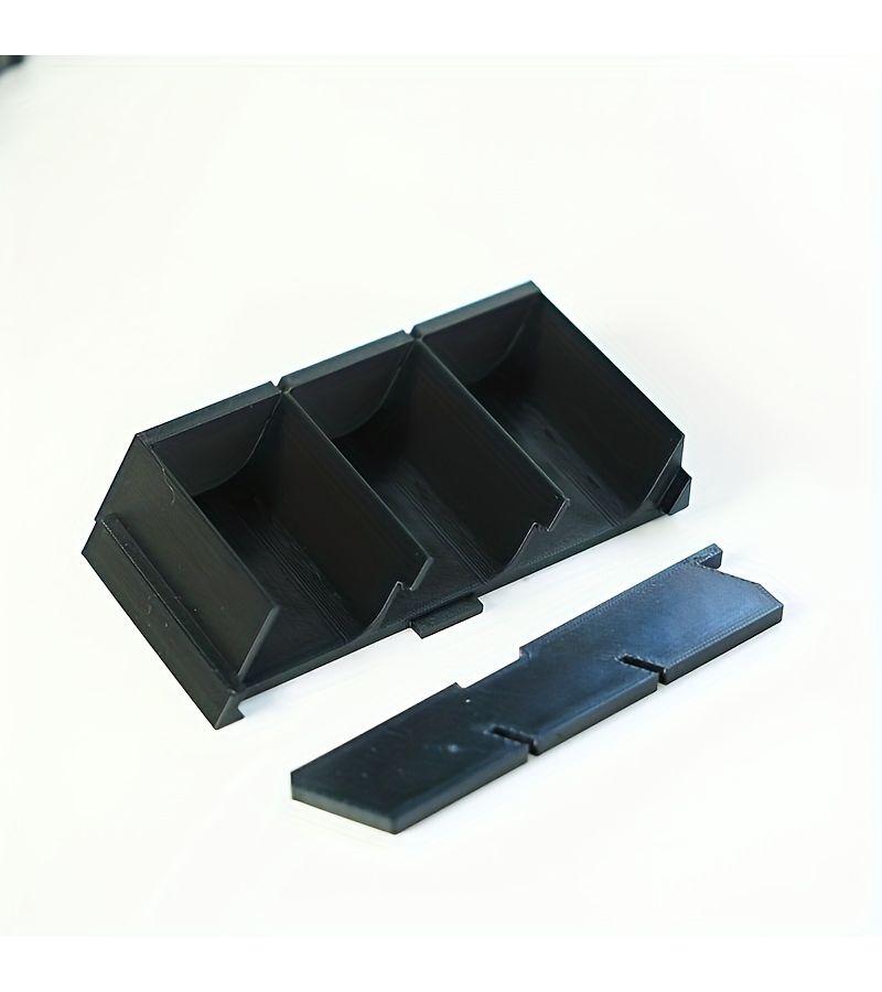 Modular 3D Printed Trading Card Organizer Tray Black Locking Display Case - Image 5
