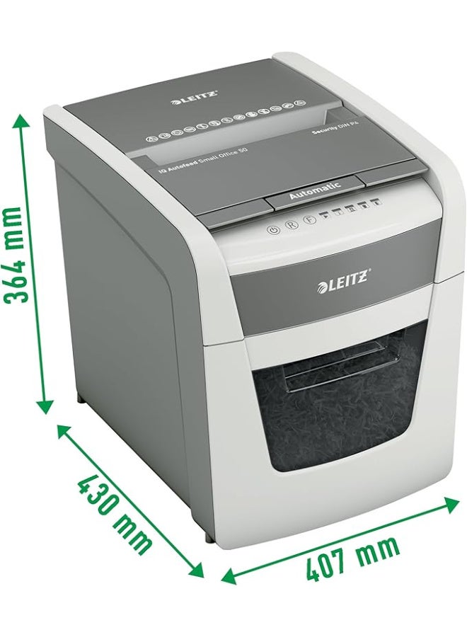 Leitz L: Shredder IQ Autofeed Small Office50 P4 - Image 3