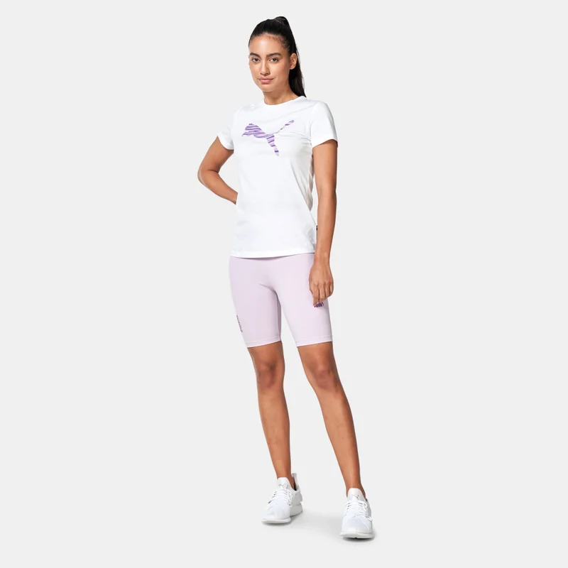 PUMA Women's Classics Brand Love Bike Shorts