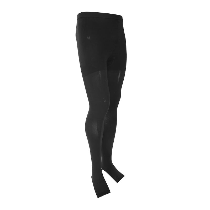 Compression Stockings High Elastic Women Varicose Veins Pantyhose Open Toe Black2XL - Image 5