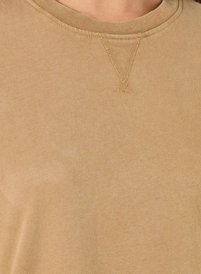 Styli Styli Solid Oversized Round Neck T-Shirt