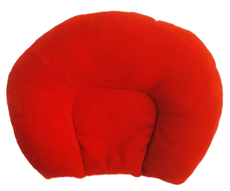 DEPURIKA Sharma Clothing Mustard Seeds (Rai) Pillow Cotton,Baby Head Shaping Takiya Detachable Mustard/Rai Seed Pouch for Easy Washing Feeding & Nursing Baby Neck Pillow (Green and Red) - Image 2