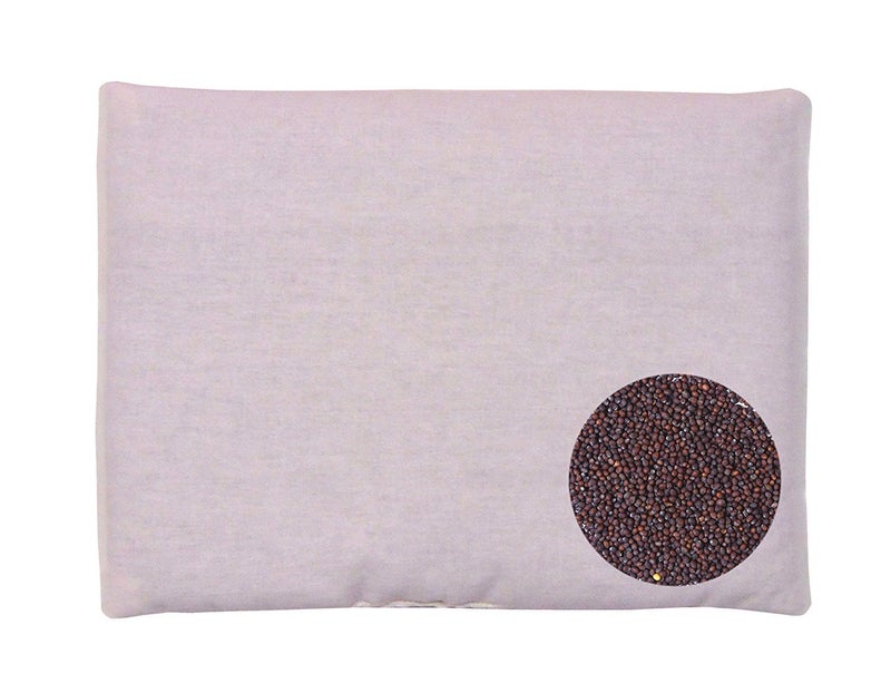 DEPURIKA Sharma Clothing Mustard Seeds (Rai) Pillow Cotton,Baby Head Shaping Takiya Detachable Mustard/Rai Seed Pouch for Easy Washing Feeding & Nursing Baby Neck Pillow (Green and Red) - Image 3