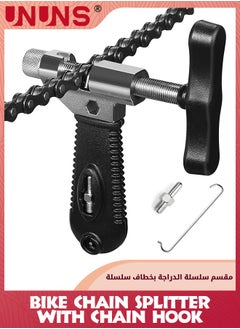UNUNS Bike Repair Tools,Bicycle Chain Breaker,Bike Chain Splitter With Chain Hook,Bicycle Chain Cutter Breaker Tool,Easy To Ues,Remove And Install Chain 6, 7, 8, 9, 10 And Single Speed Chains  - Image 1