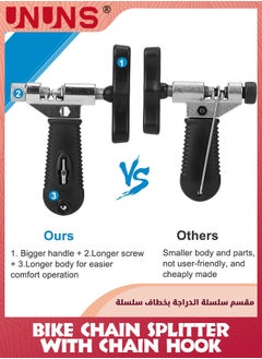 UNUNS Bike Repair Tools,Bicycle Chain Breaker,Bike Chain Splitter With Chain Hook,Bicycle Chain Cutter Breaker Tool,Easy To Ues,Remove And Install Chain 6, 7, 8, 9, 10 And Single Speed Chains  - Image 2