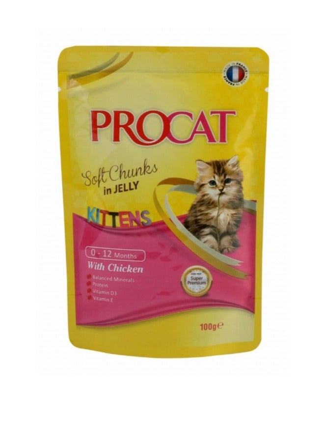 wet food  KITTENwith CHIKEN 100G