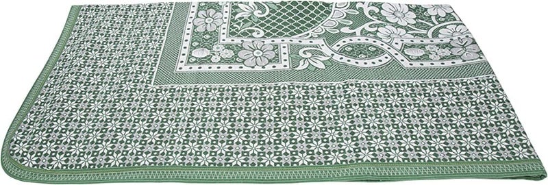 Bed Skirt Egyptian Cotton (Green, Super King, Size 255 * 225)