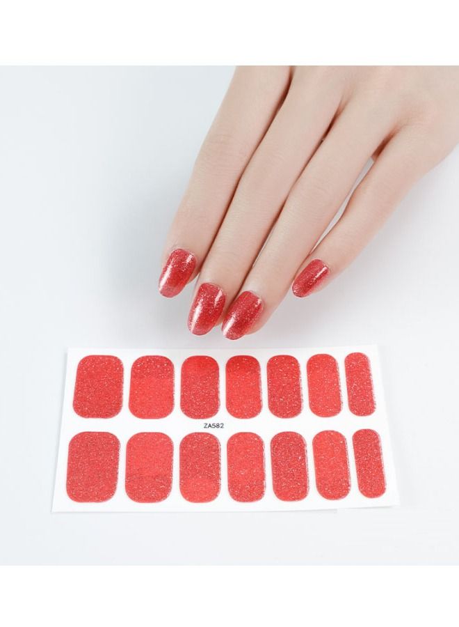 14-Piece Fashion Nails Stickers