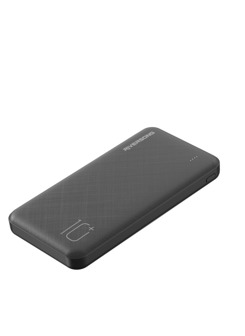 RIVERSONG - RIVERSONG 10,000mAh Power Bank Vision 10Se, Black - Image 1