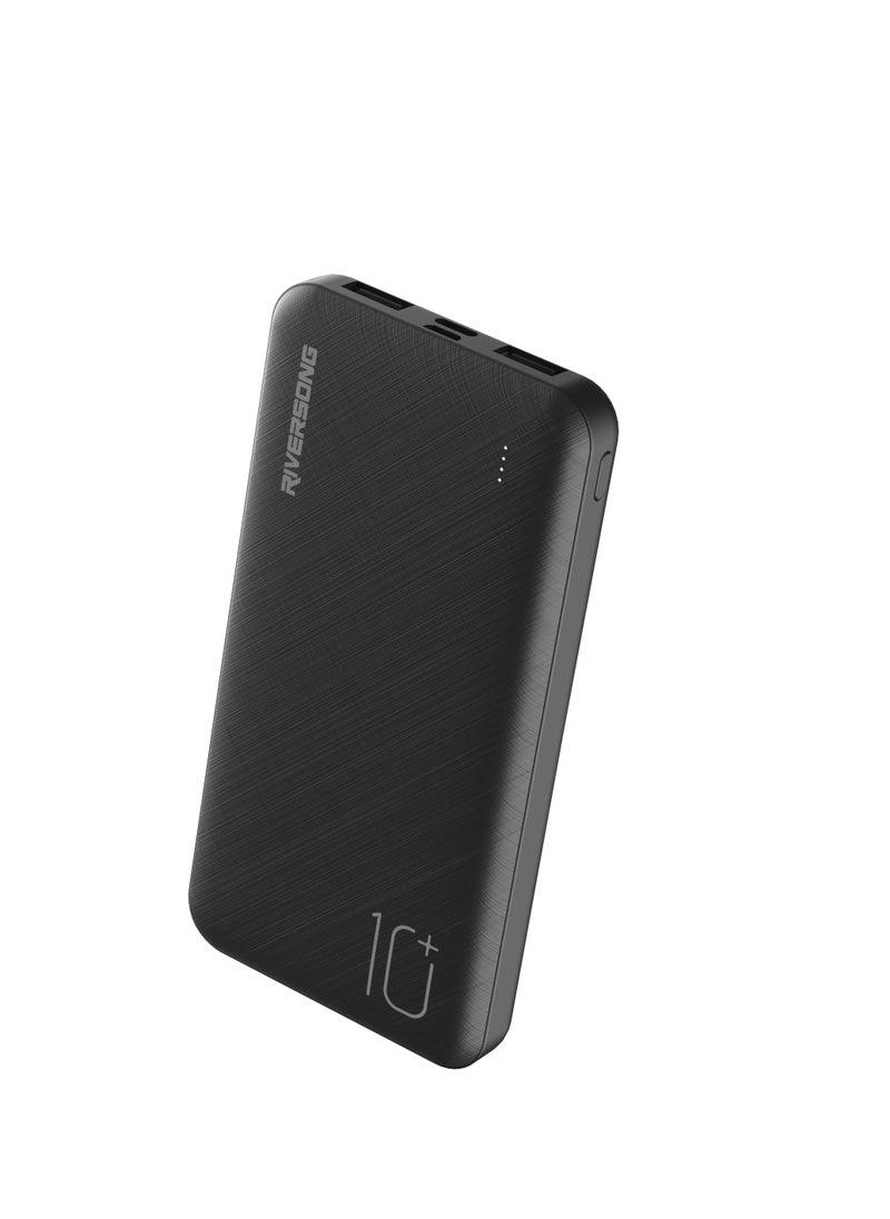 RIVERSONG - RIVERSONG 10,000mAh Power Bank Vision 10Se, Black - Image 1