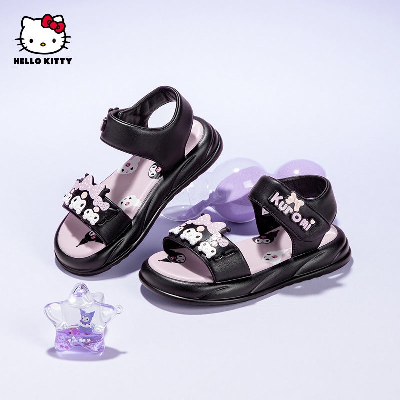 Batch Casual Summer Children'S Cartoon Open Toe Soft Bottom Beach Shoes Baby Girl Slip-On Princess Sandals - Image 4