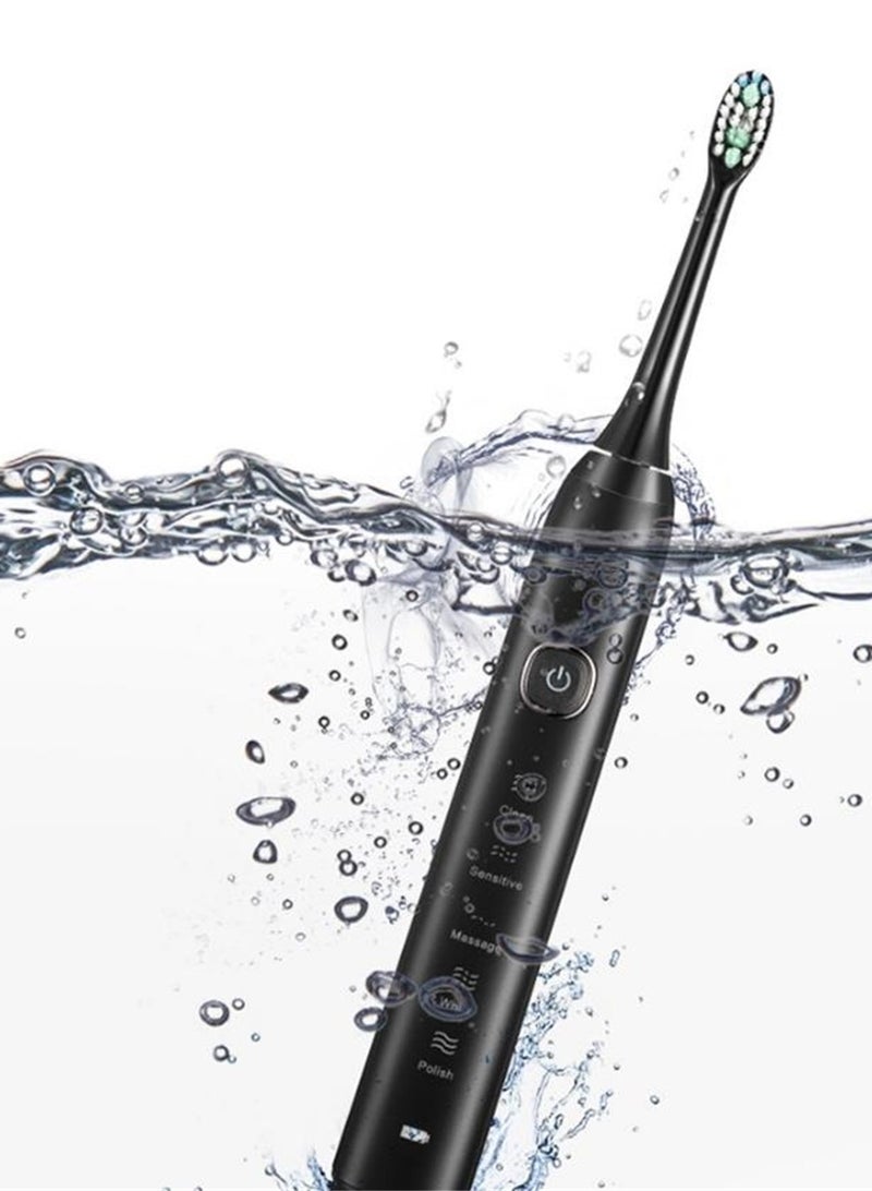 Electric Toothbrush Sonic Portable Electric Toothbrush Soft Bristles Wireless Charging Teeth Cleaning - Image 4