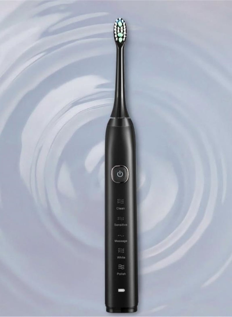 Electric Toothbrush Sonic Portable Electric Toothbrush Soft Bristles Wireless Charging Teeth Cleaning - Image 3