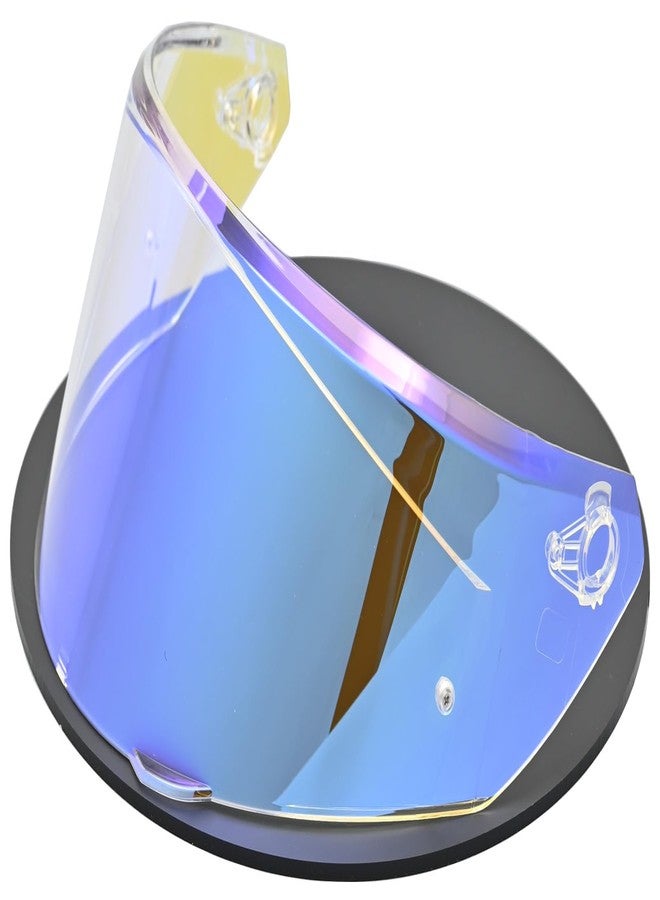 Logto New K3 Visor Compatible With New AGV K3 Visor Replacement S M L Motorcycle Helmet Tinted Visor Face Shield (Clear Revo Blue) - Image 1