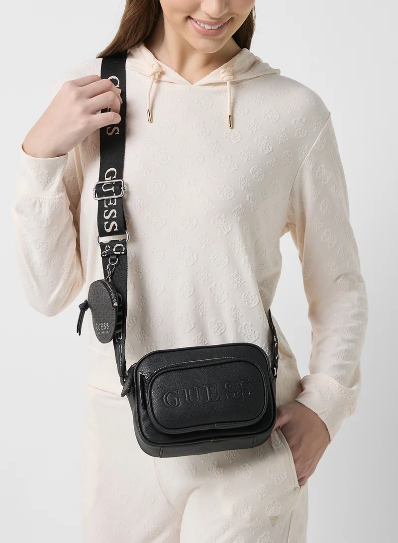 GUESS Lya Mini Double Zip Crossbody