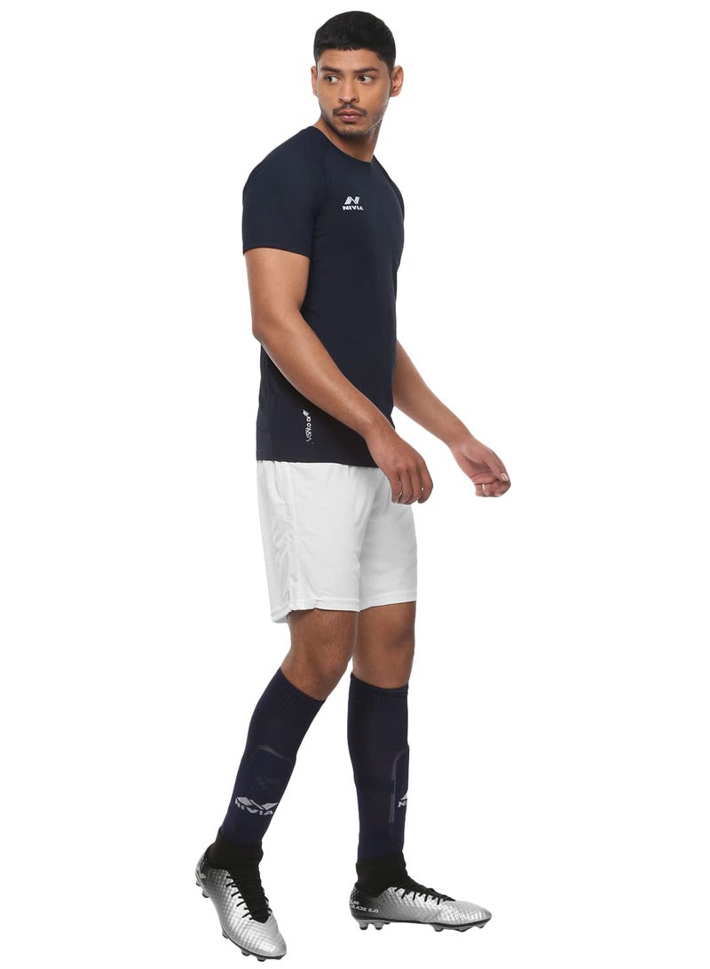 Nivia Encounter Football Jersey Set | Size : Large | Half Sleeve| Micro Square | Material : Polyester | Knitted - Image 4