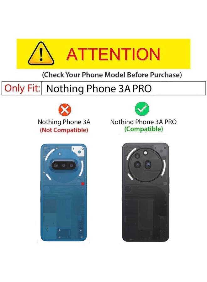 DUSALA Case for Nothing Phone 3a Pro Matte Silicone Flexible Camera Protection Back Cover for Nothing Phone 3a Pro - Image 2