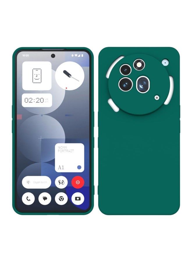 DUSALA Case for Nothing Phone 3a Pro Matte Silicone Flexible Camera Protection Back Cover for Nothing Phone 3a Pro - Image 5