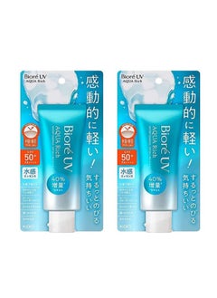 Bioré Kao Biore UV Aqua Rich Watery Essence SPF50+ ,Pack of 2  - Image 1