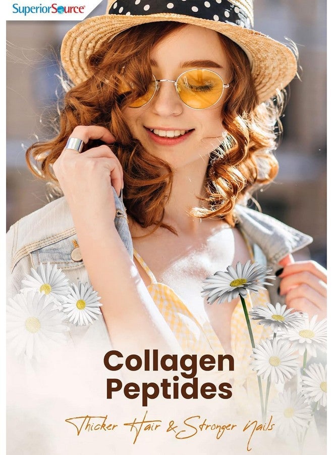 Superior Source Superior Source Collagen Peptides Hydrolyzed Collagen - from Grass-Fed Cows - Supports Healthy Hair, Skin, Nails, Ligaments & Tendons - Gluten-Free & Dairy-Free - Unflavored, 12.7 oz  - Image 4