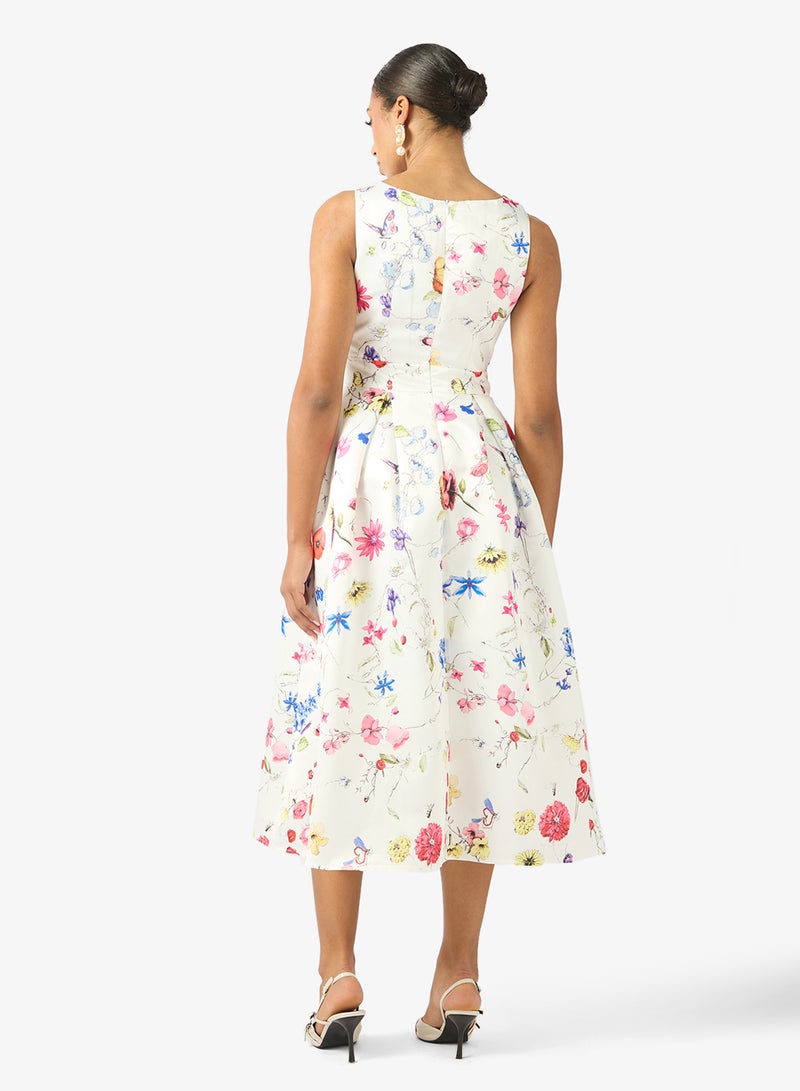 ELLA Floral Print Dress - Image 2