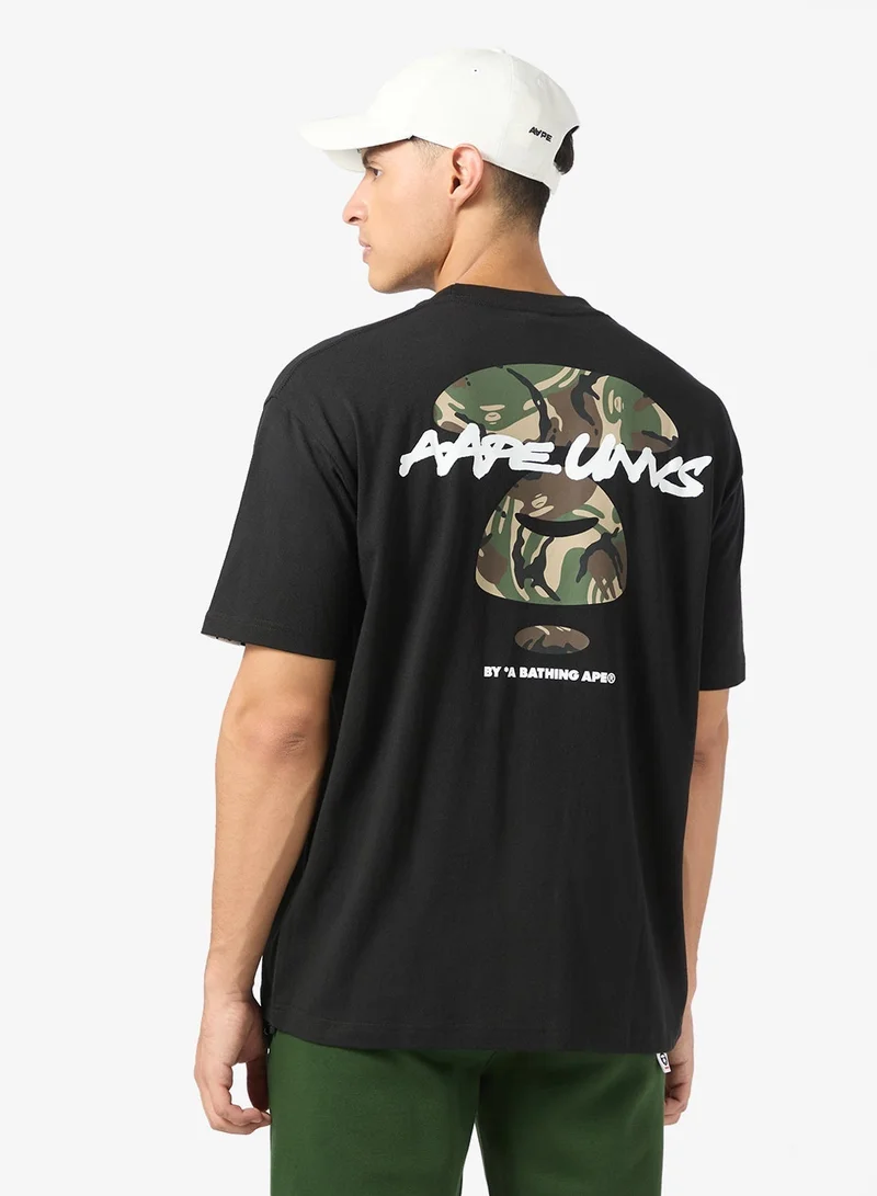 ايه ايه بي إي تيشيرت بطبعة وجه القمر