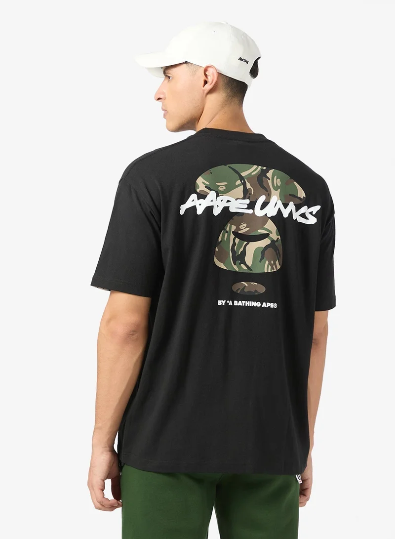 ايه ايه بي إي تيشيرت بطبعة وجه القمر