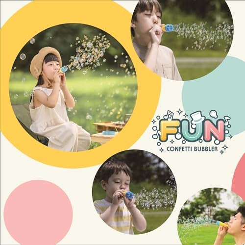 Uncle Bubble Blower for Kids and Toddlers, Mini Bubble Blower Makes Thousands of Bubbles Ease, Plastic Reduction Version - Image 4