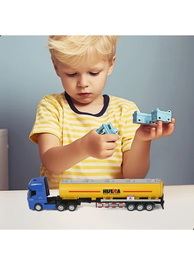 1 50 Scale Alloy Truck Model Toy Kit For 8 Plus Years Kids Sliding Engineering Car - Image 5