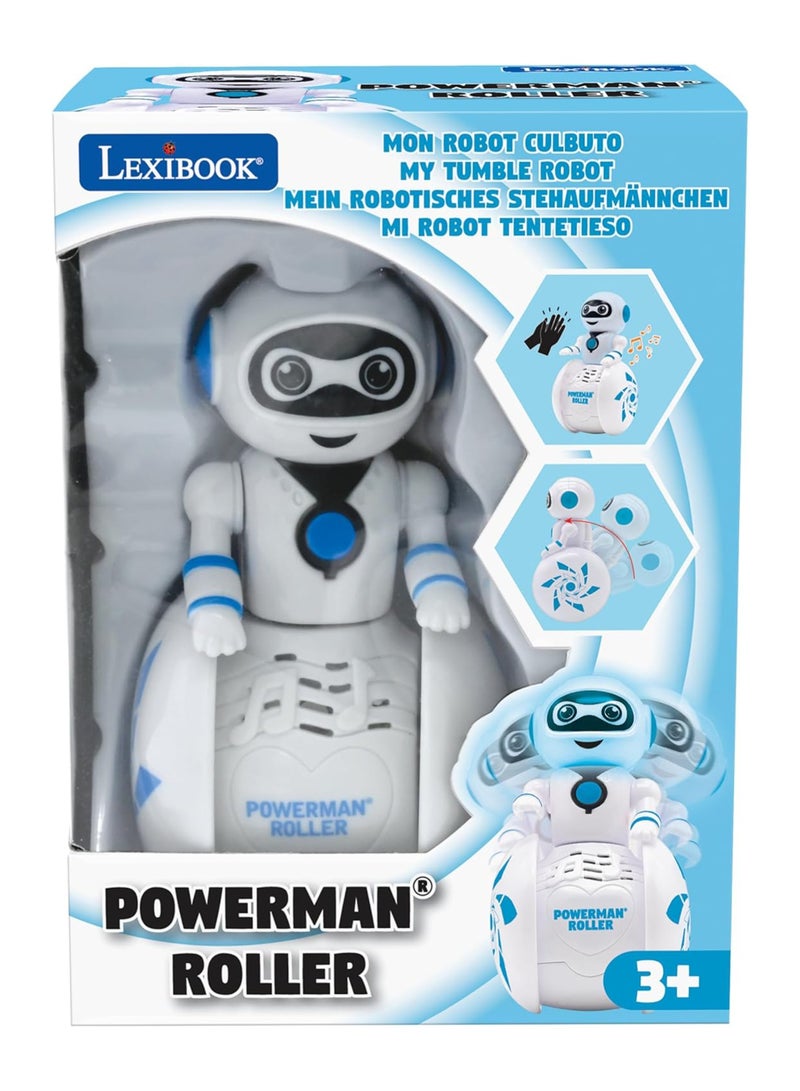 Lexibook Powerman Roller, My Tumble Robot, Light and Sound Effects, Built-in Gyroscope - Image 4