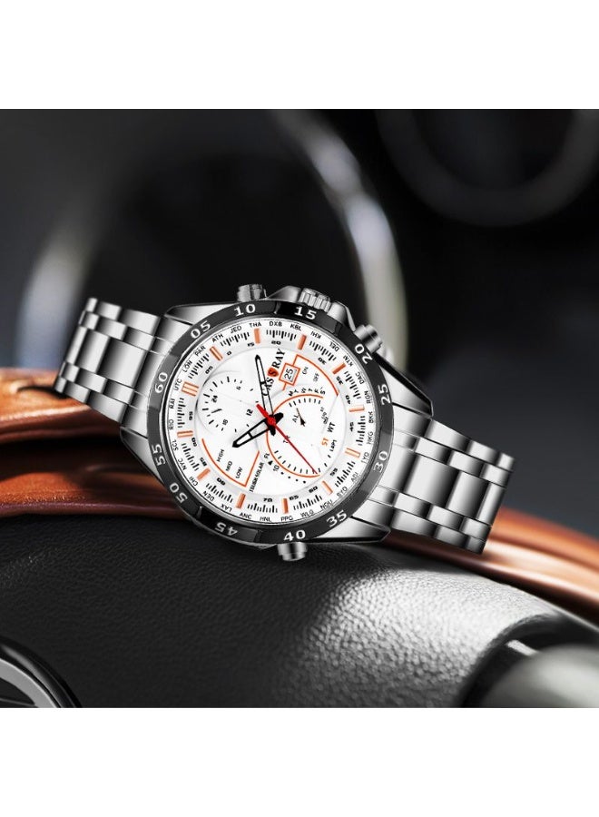CASSRAY New high-end fully automatic multi-functional watch for handsome men - men's business student night-lit waterproof watch - Image 1