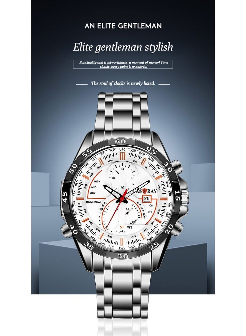 CASSRAY New high-end fully automatic multi-functional watch for handsome men - men's business student night-lit waterproof watch - Image 2