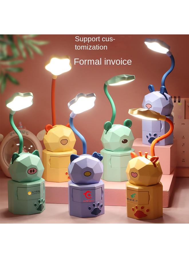 Bluejw New Cartoon Small Table Lamp Students Learn To Read Eye Protection Desk Lamp Children's Bedroom Sleep Bedside Lamp Night Lamp - Image 1
