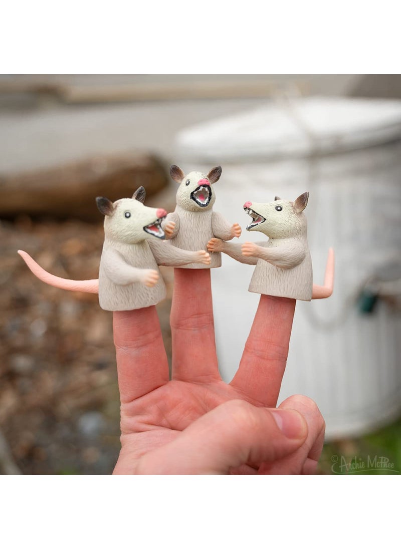 Accoutrements Mcphee 3 Pack Finger Possums Finger Puppets  - Image 2