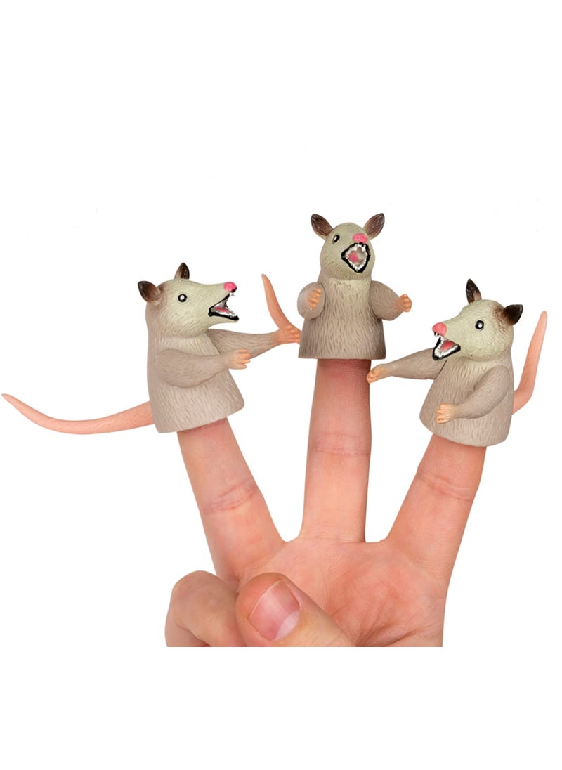 Accoutrements Mcphee 3 Pack Finger Possums Finger Puppets  - Image 1