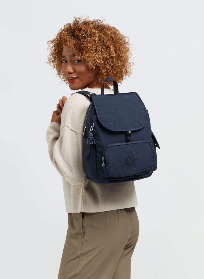 kipling City Pack Small Backpack Blue Bleu 2 - Image 5