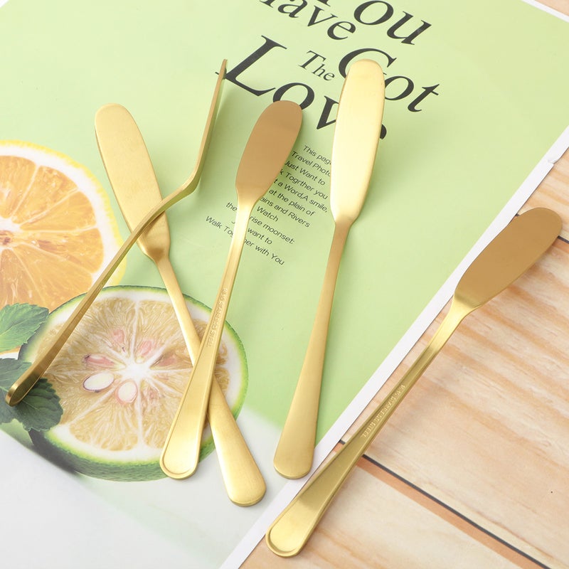 6PCS 304 Stainless Steel Spreaders Pastry Cheese Jam Spreader Cake Decorating Spatula Baking Tools Kitchen Utensils - Image 5