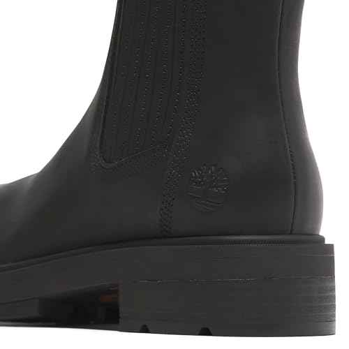 Timberland Women's Brimfield Mid Chelsea Boot, Black Full Grain, 8.5 Medium - Image 2
