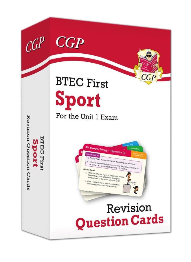 Coordination Group Publications Ltd (CGP) BTEC First in Sport: Revision Question Cards  - Image 1