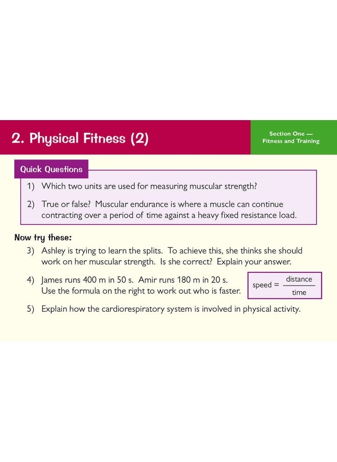 Coordination Group Publications Ltd (CGP) BTEC First in Sport: Revision Question Cards  - Image 5