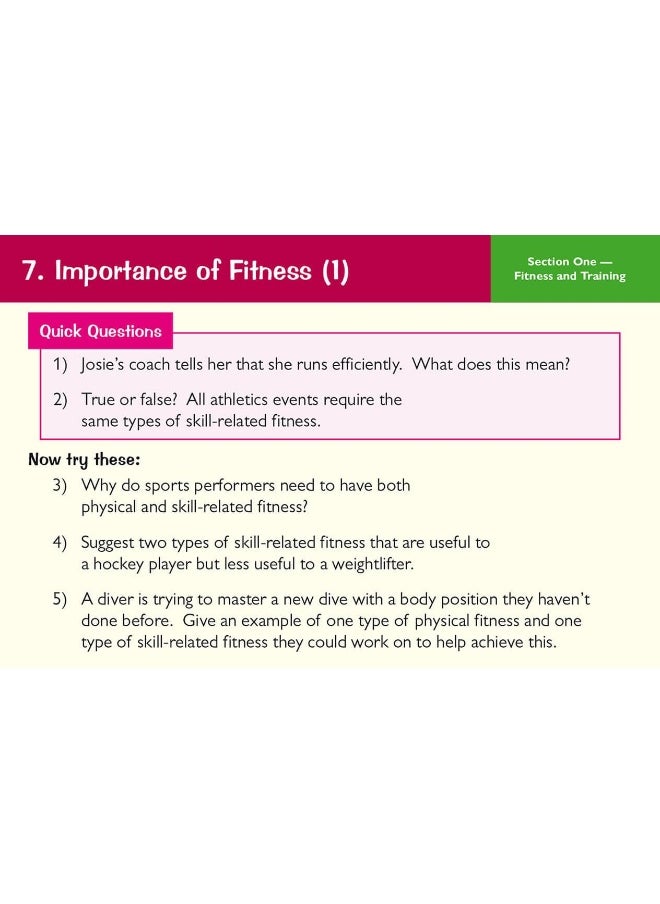 Coordination Group Publications Ltd (CGP) BTEC First in Sport: Revision Question Cards