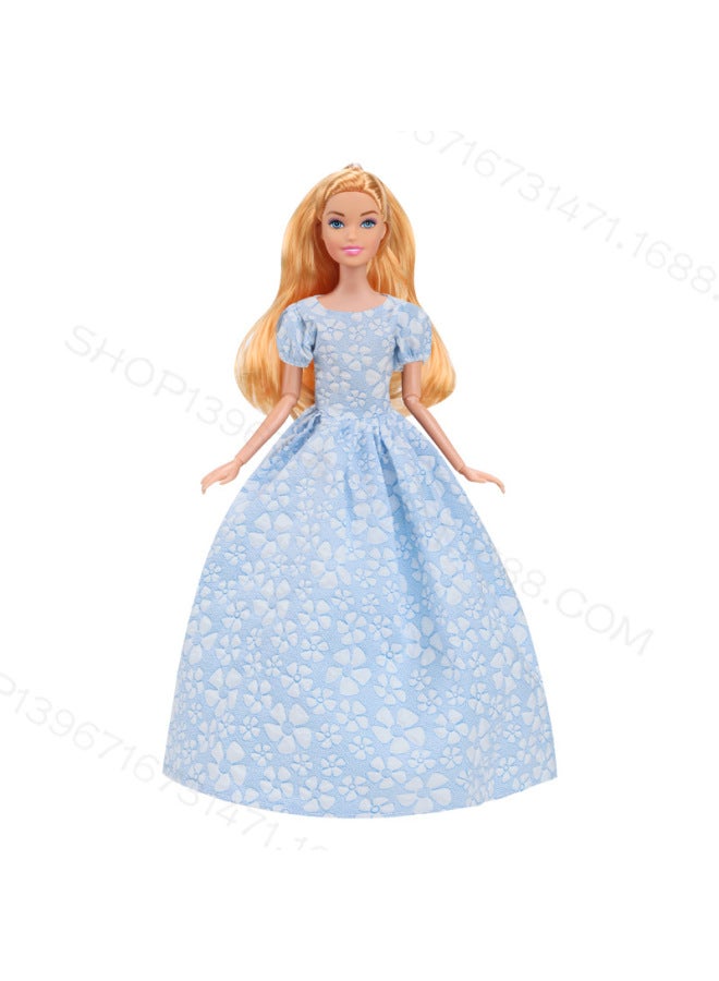 30cm Doll All-inclusive Wedding Dress Girl Play House Trailing Dress Random 10 Pieces 5 Pieces One Pack Foreign Trade-Color:SS3-4-Height:Just Skirt  - Image 4