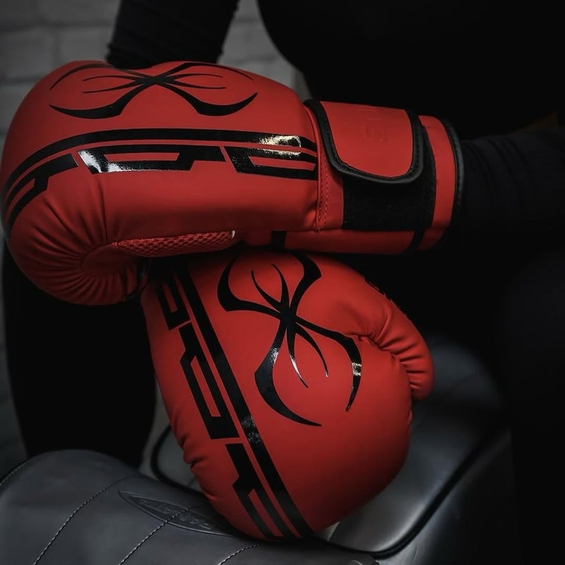 Sting Boxing - Armaplus Boxing Gloves | for Competition & Training (RED/Black, 16oz) - Image 3
