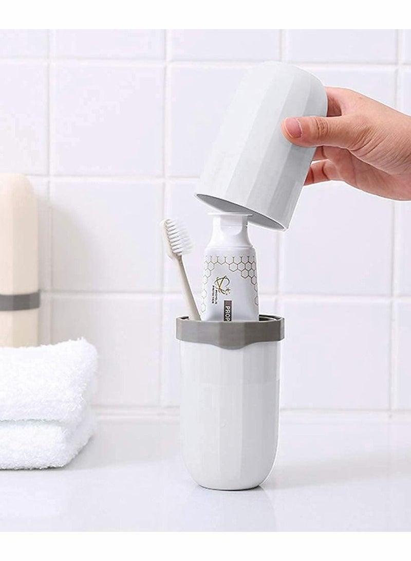 Travel Toothbrush Case Plastic Mouthwash Cup Portable Set Creative Simple - Image 3