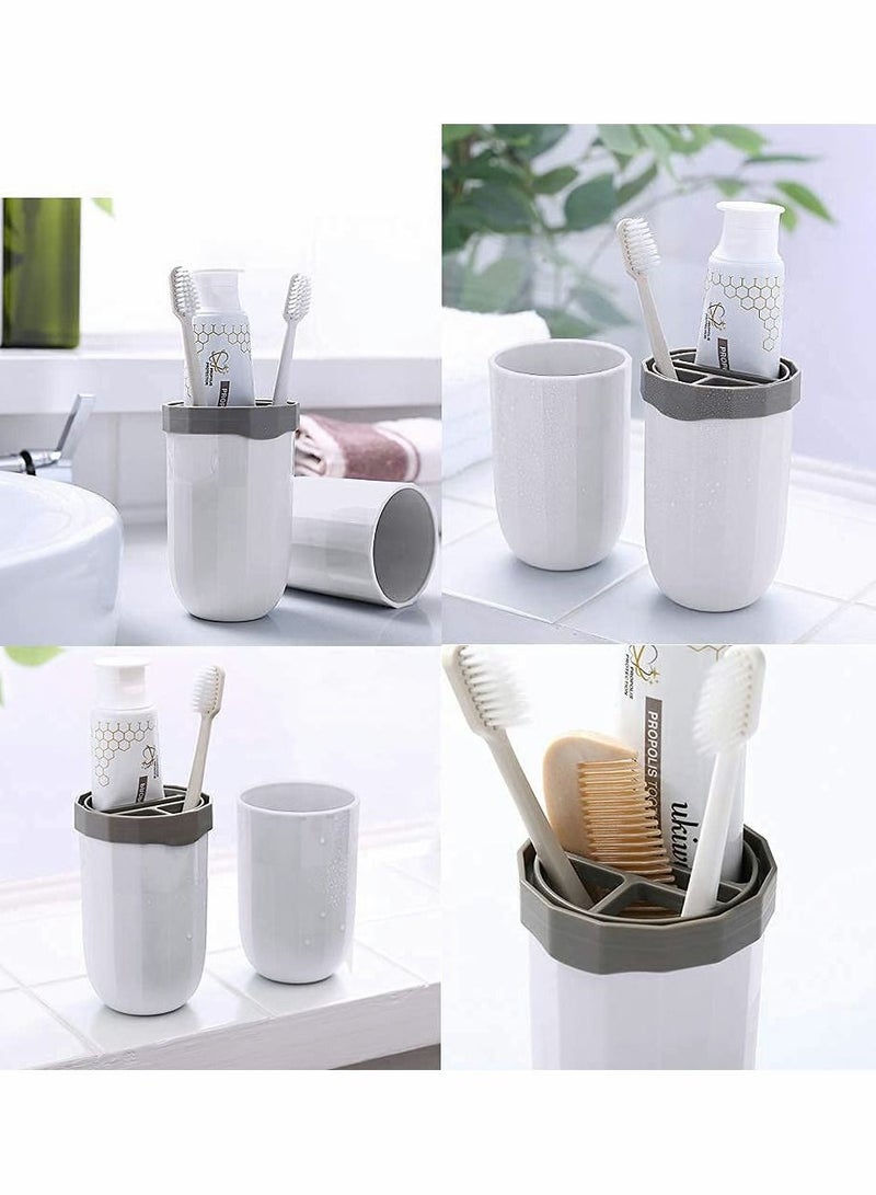 Travel Toothbrush Case Plastic Mouthwash Cup Portable Set Creative Simple - Image 2