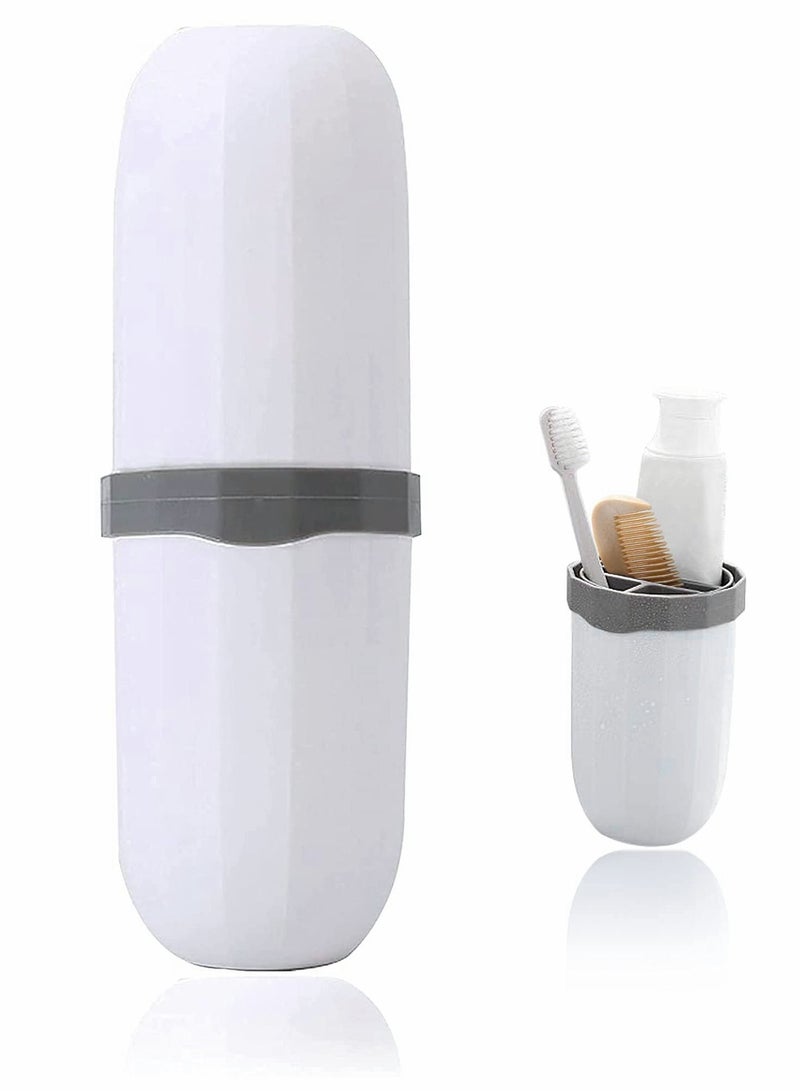 Travel Toothbrush Case Plastic Mouthwash Cup Portable Set Creative Simple - Image 1
